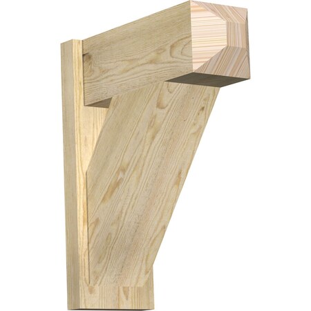 Ekena Millwork Traditional Rough Sawn Craftsman Outlooker, Douglas Fir, 8"W x 20"D x 24"H OUT08X20X24TRA04RDF
